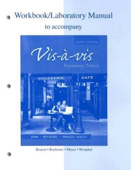 Vis-ï¿½-Vis Beginning French 4th 9780073289465 Front Cover