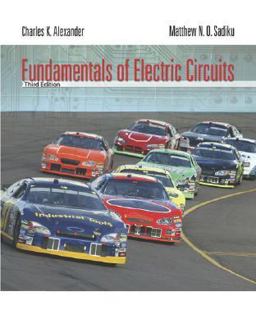 Fundamentals of Electric Circuits 3rd 9780073301150 Front Cover