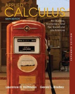 Applied Calculus for Business, Economics, and the Social and Life Sciences