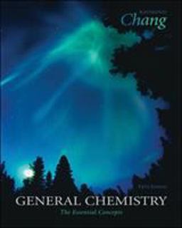 General Chemistry The Essential Concepts 5th 9780073311852 Front Cover