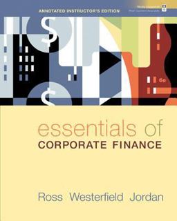 Essentials of Corporate Finance Essentials of Corporate Finance