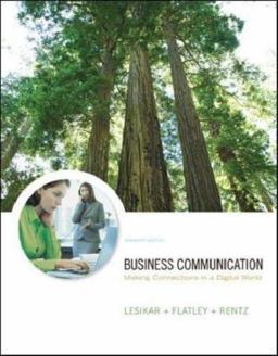 Business Communication Making Connections in a Digital World 11th 9780073317090 Front Cover