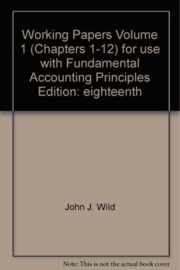 Working Papers Volume 1 To (Chapters 1-12)