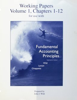 Fundamental Accounting Principles,Chapters 1-12 (Pk W/Revised Working Papers)