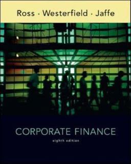 Corporate Finance 8th 9780073337180 Front Cover