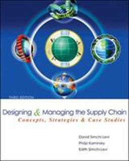 Designing and Managing the Supply Chain 3e with Student CD 3rd 9780073341521 Front Cover