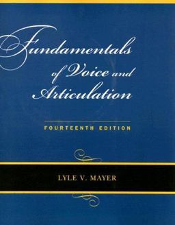 Fundamentals of Voice and Articulation 14th 9780073342986 Front Cover
