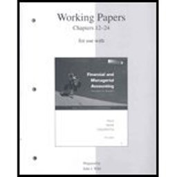 Financial and Managerial Accounting, Volume 2