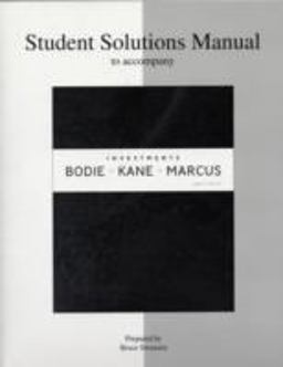 Student Solutions Manual to Accompany Investments