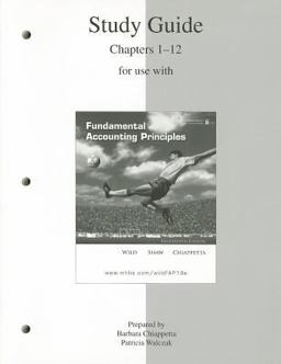 Fundamental Accounting Principles, Volume 1 (Pk W/Study Guide)