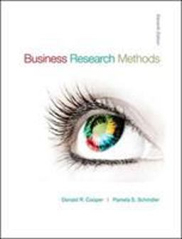 Business Research Methods 11th 9780073373706 Front Cover