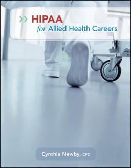 HIPAA for Allied Health Careers  9780073374123 Front Cover
