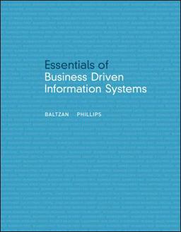 Essentials of Business Driven Information Systems