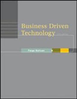 Business Driven Technology 5th 9780073376844 Front Cover