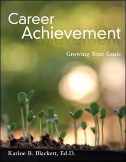 Career Achievement Growing Your Goals  9780073377001 Front Cover