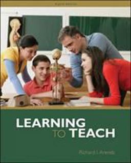 Learning to Teach 8th 9780073378671 Front Cover