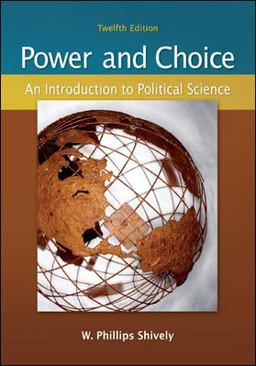 Power and Choice An Introduction to Political Science 12th 9780073379036 Front Cover