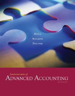 Fundamentals of Advanced Accounting Fundamentals of Advanced Accounting