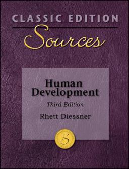 Classic Edition Sources: Human Development 3rd 9780073379685 Front Cover