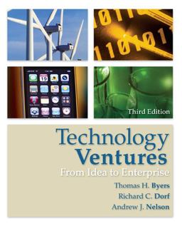 Technology Ventures From Idea to Enterprise 3rd 9780073380186 Front Cover
