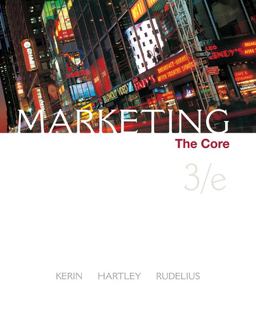 Marketing The Core 3rd 9780073381060 Front Cover