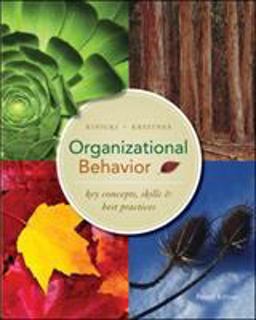 Organizational Behavior Key Concepts, Skills and Best Practices 4th 9780073381411 Front Cover