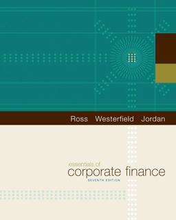 Essentials of Corporate Finance 7th 9780073382463 Front Cover