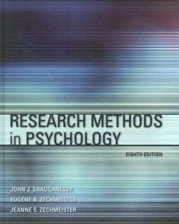 Research Methods in Psychology Research Methods in Psychology