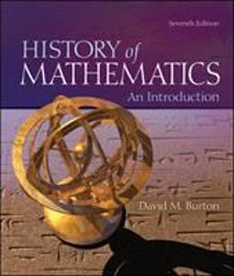 History of Mathematics: an Introduction 7th 9780073383156 Front Cover