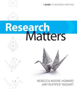Research Matters  9780073383743 Front Cover
