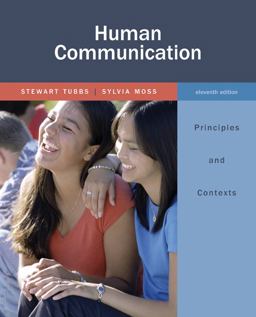 Human Communication Principles and Contexts 11th 2007 9780073384986 Front Cover