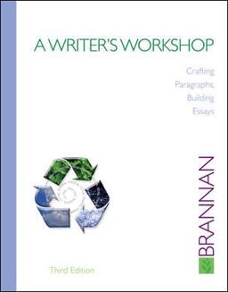 Writer's Workshop Crafting Paragraphs, Building Essays 3rd 9780073385686 Front Cover