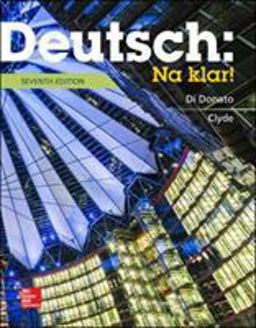 Deutsch - Na Klar!: An Introductory German Course  9780073386355 Front Cover