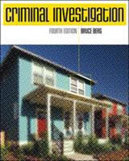 Criminal Investigation 4th 9780073401249 Front Cover