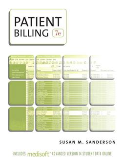 Patient Billing 7th 9780073402024 Front Cover