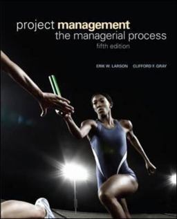 Project Management: the Managerial Process The Managerial Process 5th 9780073403342 Front Cover