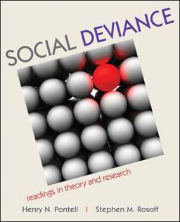 Social Deviance Readings in Theory and Research  9780073404417 Front Cover