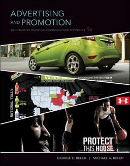 Advertising and Promotion An Integrated Marketing Communications Perspective 9th 9780073404868 Front Cover
