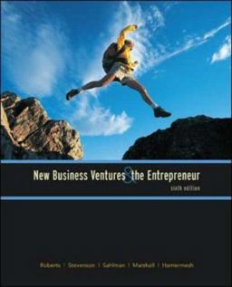 New Business Ventures and the Entrepreneur
