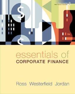 Essentials of Corporate Finance 6th 9780073405131 Front Cover