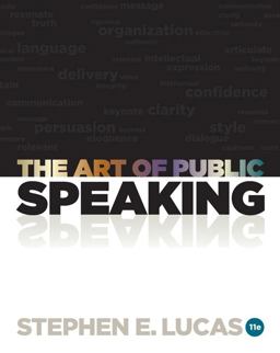 Art of Public Speaking 11th 9780073406732 Front Cover