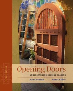 Opening Doors Understanding College Reading 5th 9780073407135 Front Cover
