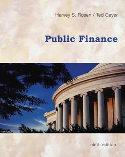 Public Finance 9th 9780073511351 Front Cover