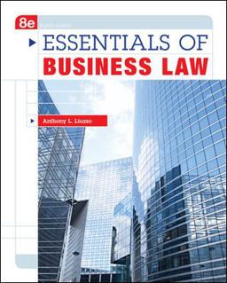 Essentials of Business Law 8th 9780073511856 Front Cover