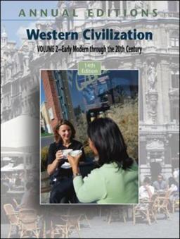 Western Civilization Early Modern Through the 20th Century 14th 9780073516226 Front Cover