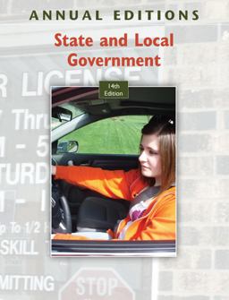 State and Local Government 14th 9780073516318 Front Cover