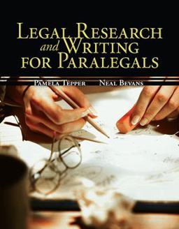 Legal Research and Writing for Paralegals  9780073524627 Front Cover