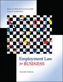 Employment Law for Business 7th 9780073524962 Front Cover