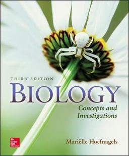 Biology Concepts and Investigations 3rd 9780073525549 Front Cover
