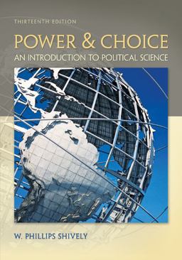 Power and Choice An Introduction to Political Science 14th 9780073526362 Front Cover